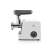 ETA Ambo III electric meat grinder, white and grey, 2200W, side view