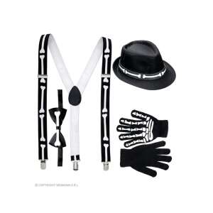Skelett Kostüm Zubehör Set - Unisex 80428000 - Widmann