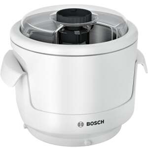 Bosch ice cream maker attachment for MUM9, MUZ9EB1, white, front view - Ice Cream Maker