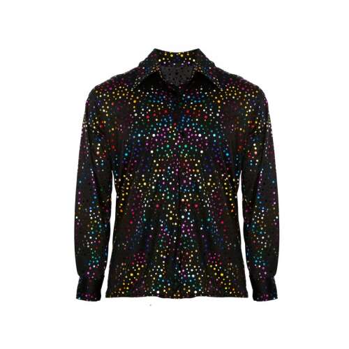 70-es évek Disco stílusú ing férfi jelmez L/XL-es méretben - Jelmez felnőtteknek