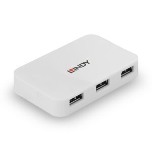 Lindy 43143 Schnittstellen-Hub USB 3.2 Gen 1 (3.1 Gen 1) Type-A 5000 Mbit/s Weiß (43143) 133424970 - USB-Hubs