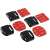 Hama GoPro adhesive mounts set, 2 flat and 2 curved mounts with 3M adhesive pads