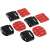 Hama GoPro adhesive mounts set, 2 flat and 2 curved mounts with 3M adhesive pads