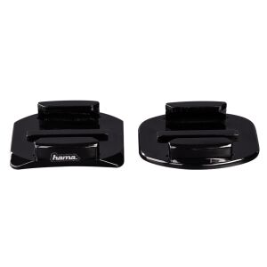 Hama GoPro adhesive mounts, flat and curved base set - Action Camera Accessory