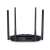 Router Mercusys MR60X Wireless AX1500 Dual-Band, negru, vedere din spate, afișând porturile