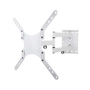 Techly TV-Wandhalterung für 23-55 Zoll Bildschirme, weiß, bis zu 45 kg - Techly