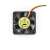 Wentylator Gembird D40BM-12A 40mm DC, czarny, widok z przodu
