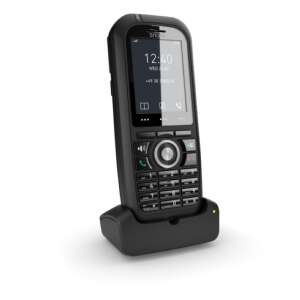 Snom M80, schwarz, DECT Telefon, mit Ladestation, für Büro, Lager, Baustelle, Außenbereich - Bürotechnik