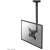 NewStar FPMA-C060BLACK ceiling mount for 10-40 inch TVs with TV attached, black