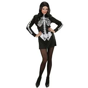 SKELETON GIRL KOSTÜM FÜR DAMEN GRÖßE: S 69719825 - Modă și îmbrăcăminte