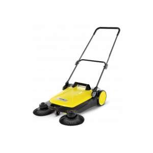 Karcher S 4 Twin sweeper, yellow, two side brushes, black handle - Karcher Sweeper