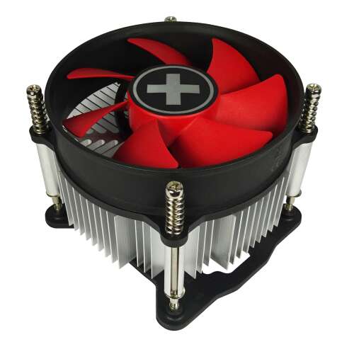 Xilence Performance C I250 PWM CPU Cooler, red fan, black heatsink