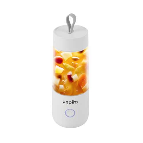 Pepita portable blender with fruits inside, white