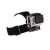 Hama 4359 GoPro Head Strap with GoPro action camera attached, black, for helmet mount, adjustable, comfortable, secure fit