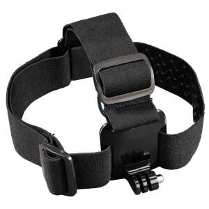 Hama 4359 GoPro Head Strap, black, for action cameras, helmet mount, head mount, adjustable, comfortable, secure, GoPro compatible - Action Camera Accessory