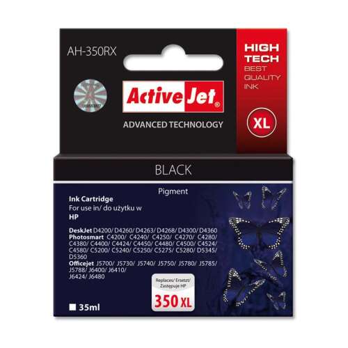 ActiveJet HP 350XL Fekete Tintapatron XL