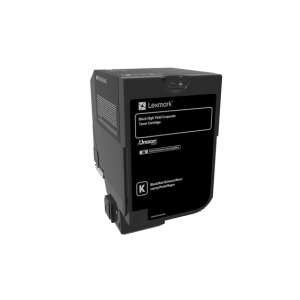 Lexmark 74C2HKE Schwarzer Toner-Kartusche mit hoher Kapazität - Lexmark Toner für Drucker