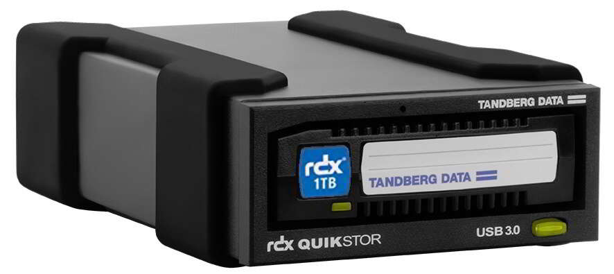 Tandberg rdx quikstor external drive usb3+ 1tb cartridge hdd