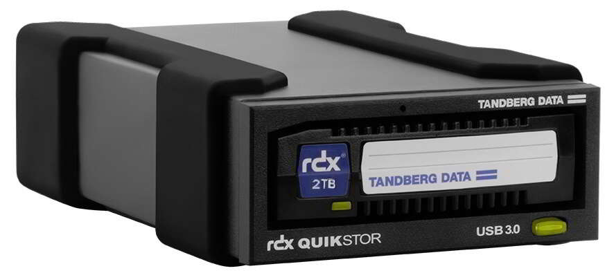 Tandberg quikstor 8865-rdx 3.5" usb 3.0 külső drive - fekete + 2tb rdx