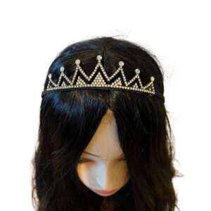 Gyönyörű fekete strasszos királylány hajpánt, hajráf  69725204 