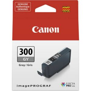 Canon PFI-300GY Graue Tintenpatrone für imagePROGRAF PRO-300 Drucker - Drucker & Scanner