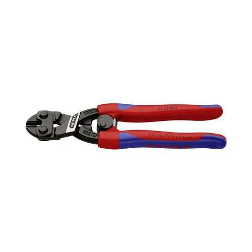 Kliešte na rezanie čapov Knipex CoBolt 71 32 200, 200 mm, červeno-modré rukoväte
