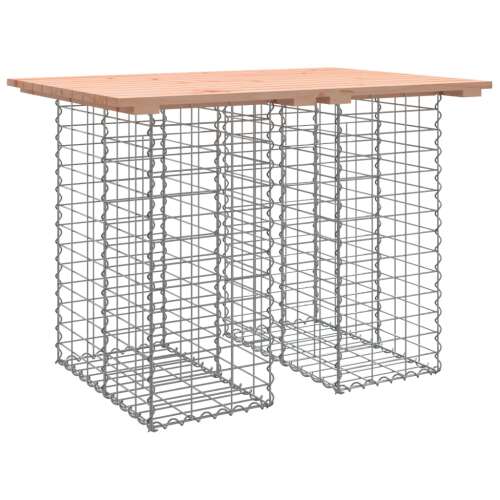 Tömör duglászfenyő gabion kerti pad, töltetlen gabion alap - Kerti pad