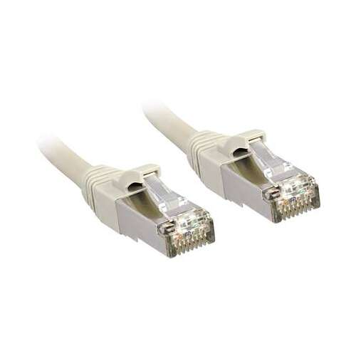 RJ45 Hálózat Csatlakozókábel CAT 6 S/FTP 1.00 m Szürke Védővel LINDY (45582) 69780469