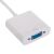 Akyga USB type C - VGA converter adapter 15cm white (AK-AD-55) (AK-AD-55) 80780842