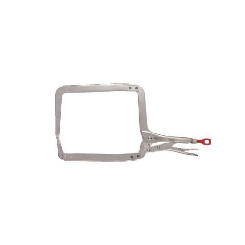 Milwaukee 18 hüvelykes hosszú szárú C-szorító, nagy teherbírású, gyors kioldás, fa- és fémmegmunkáláshoz - Szorító