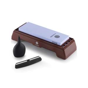 TAIDEA Knife Sharpening Stone Set with Stand, Angle Guide and Water Dropper - Taidea