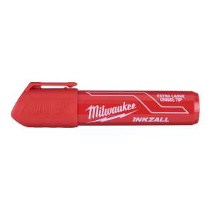 Milwaukee INKZALL XL red marker with extra large chisel tip - Marker
