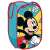 Disney Mickey egér Let's Move játéktároló kosár, kék és sárga, 36x58cm