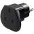 Goobay 94271 Reiseadapter, UK-EU Steckeradapter, schwarz