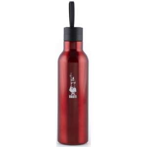 Bialetti 2Go 500ml red thermos, stainless steel, double walled, vacuum insulated, leakproof, keeps drinks hot or cold for hours - Thermos and Beverage Holder