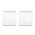 Dvije Mercusys Halo H30G Mesh WiFi jedinice jedna pored druge
