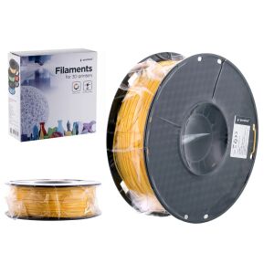 Gembird PLA Filament Žltý 1.75mm 1kg, cievka filamentu pre 3D tlačiareň a balenie - Gembird
