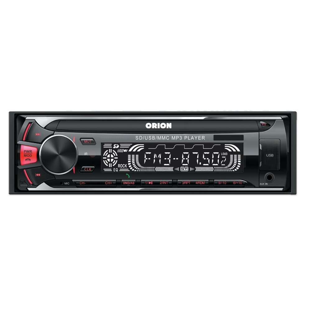 Orion OCR-17371 LCD kijelző MP3/USB/SD/MMC/TF Bluetooth FM Rádió autóhifi fejegység, fekete