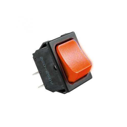 Somogyi STV 01 illuminated rocker switch, red, 250V~ / 10A