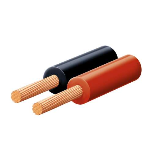 Somogyi KLS 0.5 Lautsprecherkabel 2x0.5mm /m - Rot-Schwarz