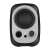 Edifier R12U red 2.0 compact speaker set, front view, close-up