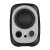 Edifier R12U red 2.0 compact speaker set, front view, close-up