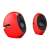 Edifier E25HD Luna Eclipse HD 2.0 speaker set, red, 2 speakers
