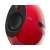 Edifier E25HD Luna Eclipse HD 2.0 speaker, red, close-up of speaker