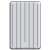 Silicon Power Armor A75 2TB external hard drive, silver, front view