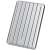 Silicon Power Armor A75 2TB external hard drive, silver, front view