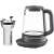 Electrolux Explore 7 1.7L glass kettle with temperature control, black, with tea infuser