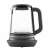 Electrolux Explore 7 1.7L glass kettle with temperature control, black