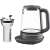 Electrolux Explore 7 1.7L glass kettle with temperature control, black, with tea infuser