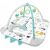 Ricokids 3in1 Dino Baby Gym and Play Mat with Activity Arch and Pillow - Mint and Grey